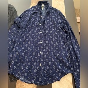 Blue ZARA Man Shirt, Size M, Slim fit. One use only